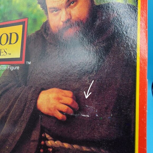 Friar Tuck Action Figure 1991 Kenner Robin Hood Prince of Thieves Kevin Costner - Picture 10 of 10